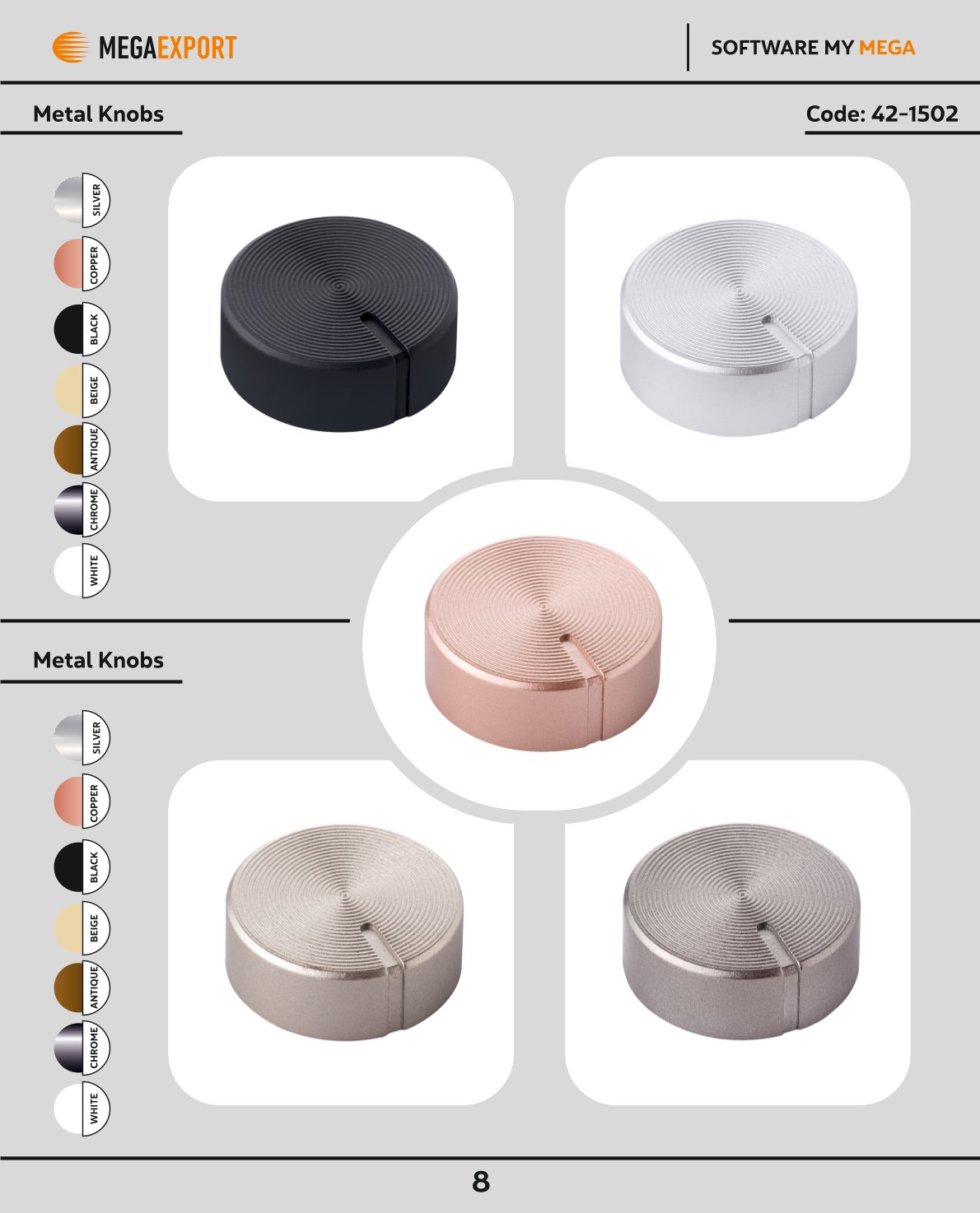 Metal Ocak ve Fırın Düğmeleri