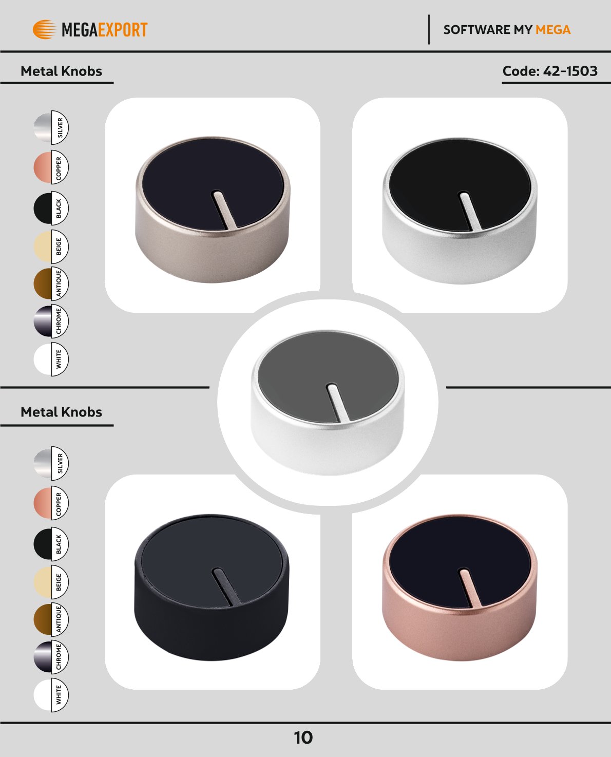 Metal Ocak ve Fırın Düğmeleri